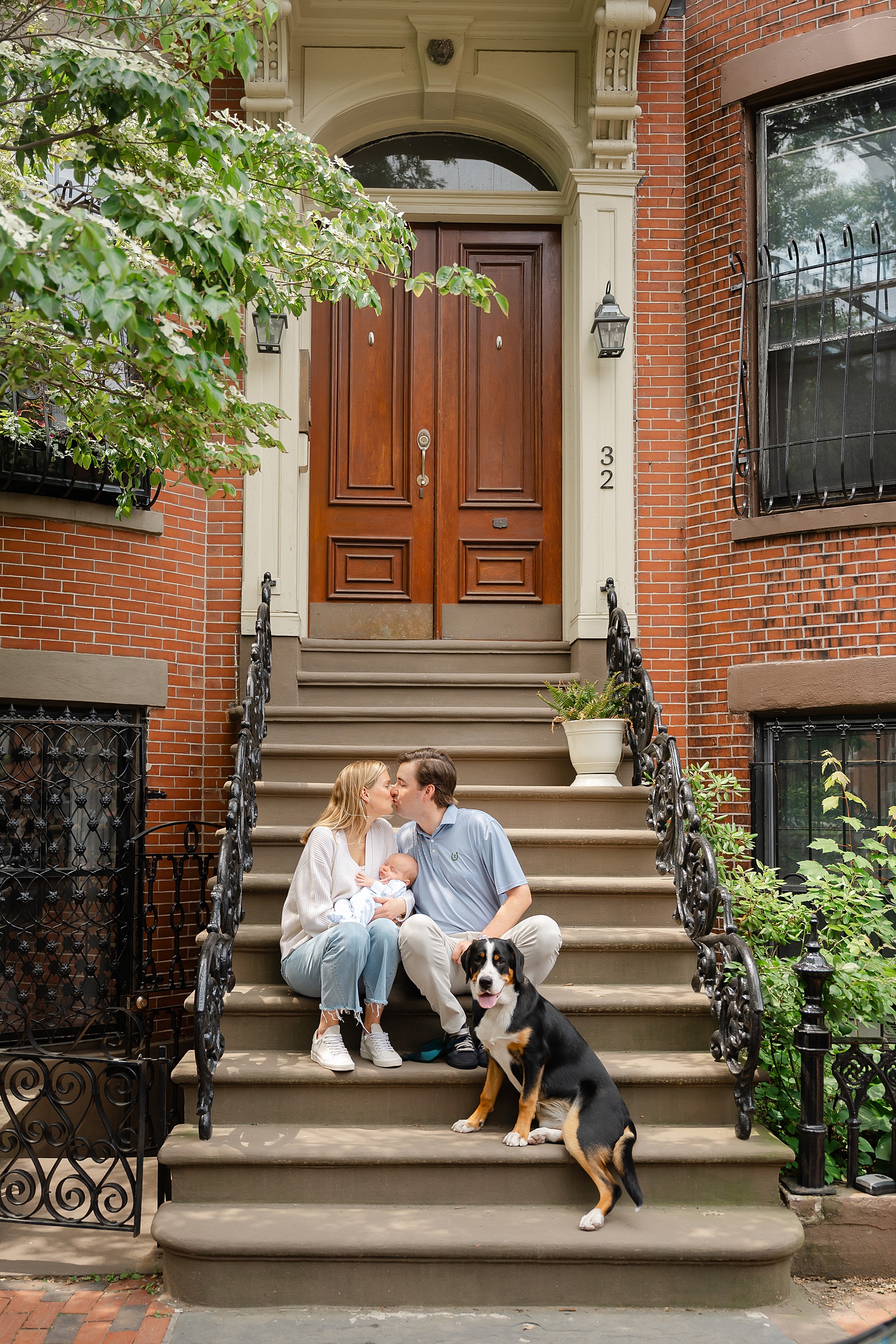 in home newborn photography in Boston South End